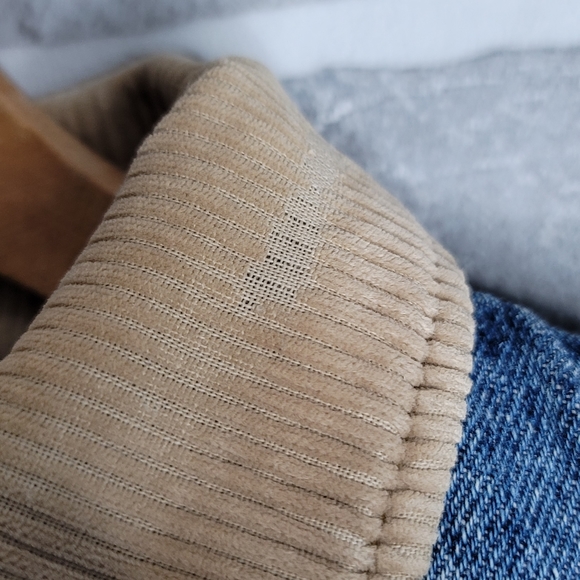 Storm Rider by Lee Vintage Denim Jean Jacket Blanket Lined Coat Men's Size L - Picture 9 of 16